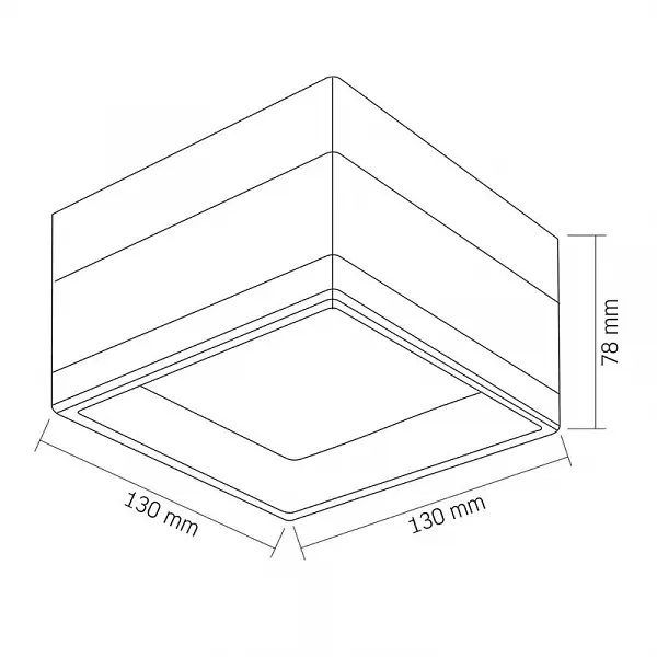 LED светильник IP65 квадратный VIDEX BHD02 9W 2400-3200-4300K Black - фото 6