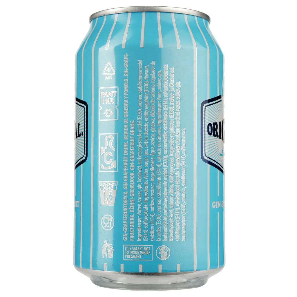 Напиток слабоалкогольный Long Drink Original Gin & Grapefruit 5.5 % 0.33 л (839681) - фото 3