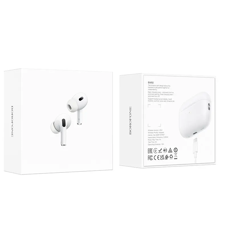 Беспроводные TWS наушники Borofone BW82 - фото 6