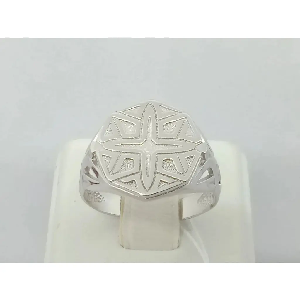 Срібний перстень Харківська ювелірна фабрика. 14505-Р 20,5 - фото 4