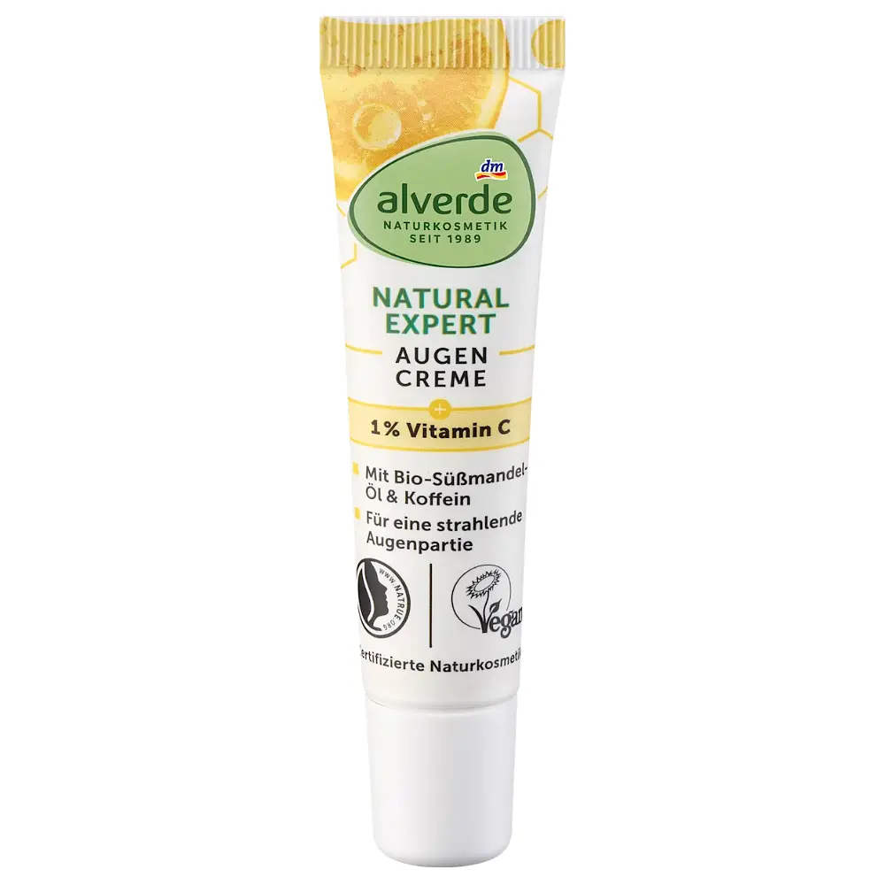 Крем Alverde Naturkosmetik Natural Expert 1% з вітаміном С для шкіри навколо очей 15 мл - фото 3