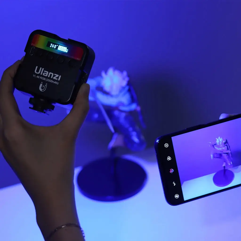 Накамерный свет Ulanzi VL49 RGB Black [75195] - фото 12