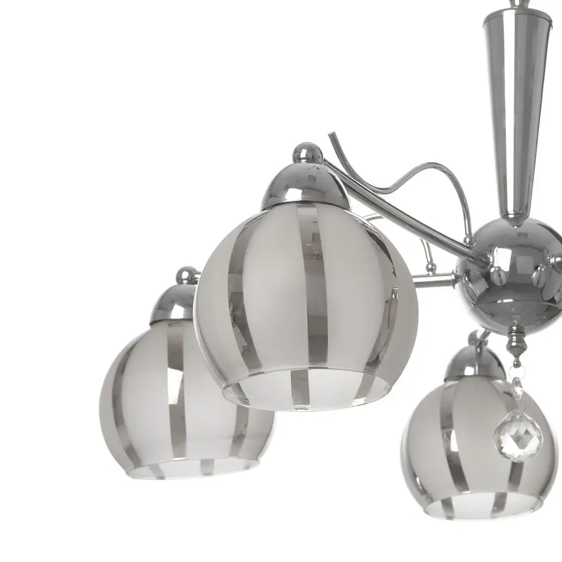 Люстра подвесная Brille для холла E14 60W CH (LK-520S/5) - фото 8