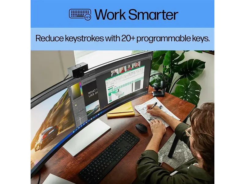 Клавіатура HP 450 Programmable WL Black (4R184AA) - фото 9