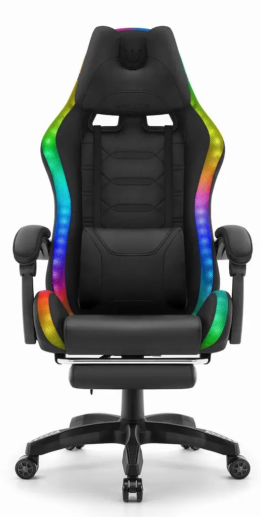 Компьютерное кресло Hell's HC-1039 LED RGB (тканина) - фото 2