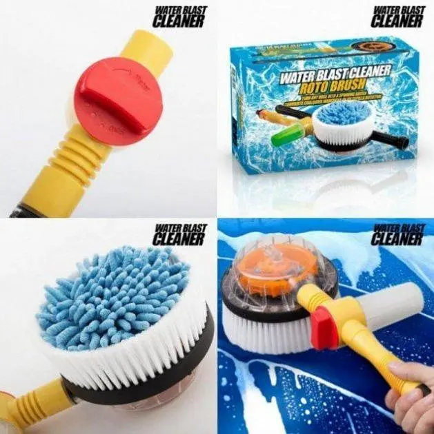 Обертова щітка насадка для шланга Water Blast Cleaner Roto Brush - фото 3