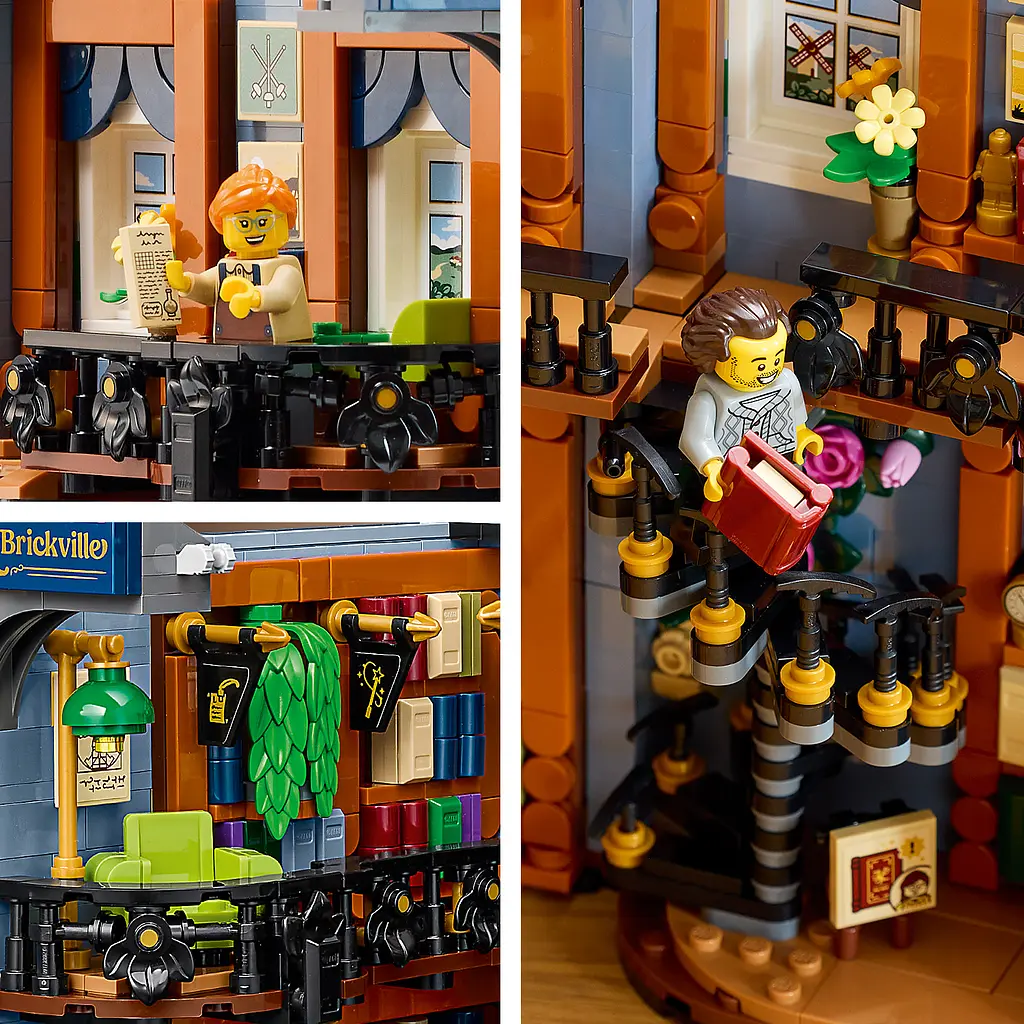 Конструктор LEGO Icons Книгарня: книжковий куточок 1690 ел. (11379) - фото 11