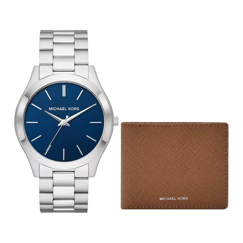 Мужской подарочный набор MICHAEL KORS MK1060SET 'Runway' (часы + кошелек) - фото 2