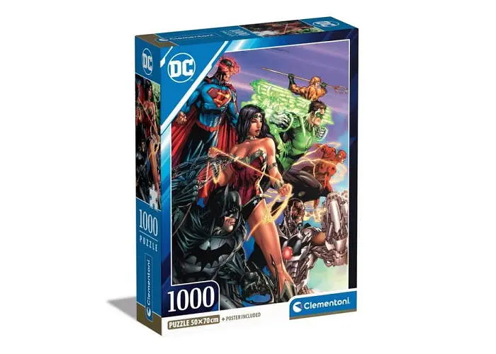 Пазл Clementoni Загін істини, DC Comics (DC Comics Puzzle - 1000 pcs.), 1000 ел. (39852)