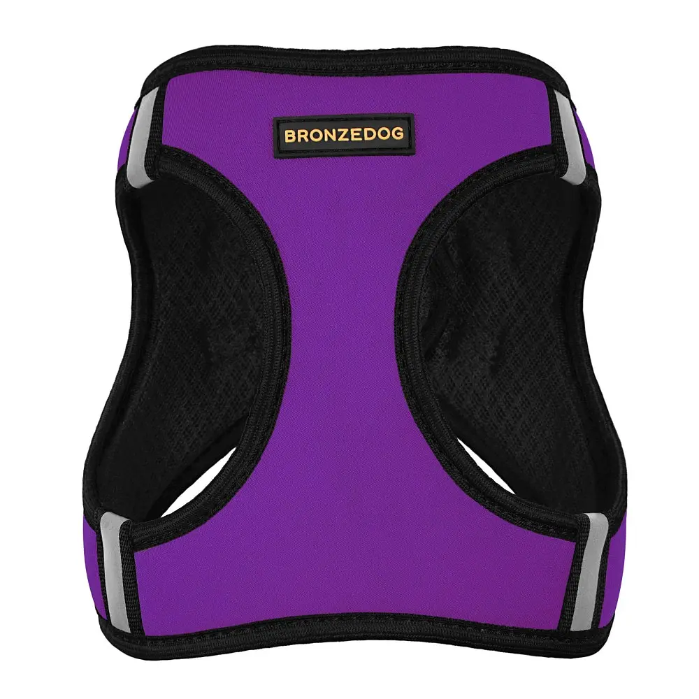 Шлея для собак Bronzedog Sport Vest XXS 15х13х3 см фіолетова - фото 3