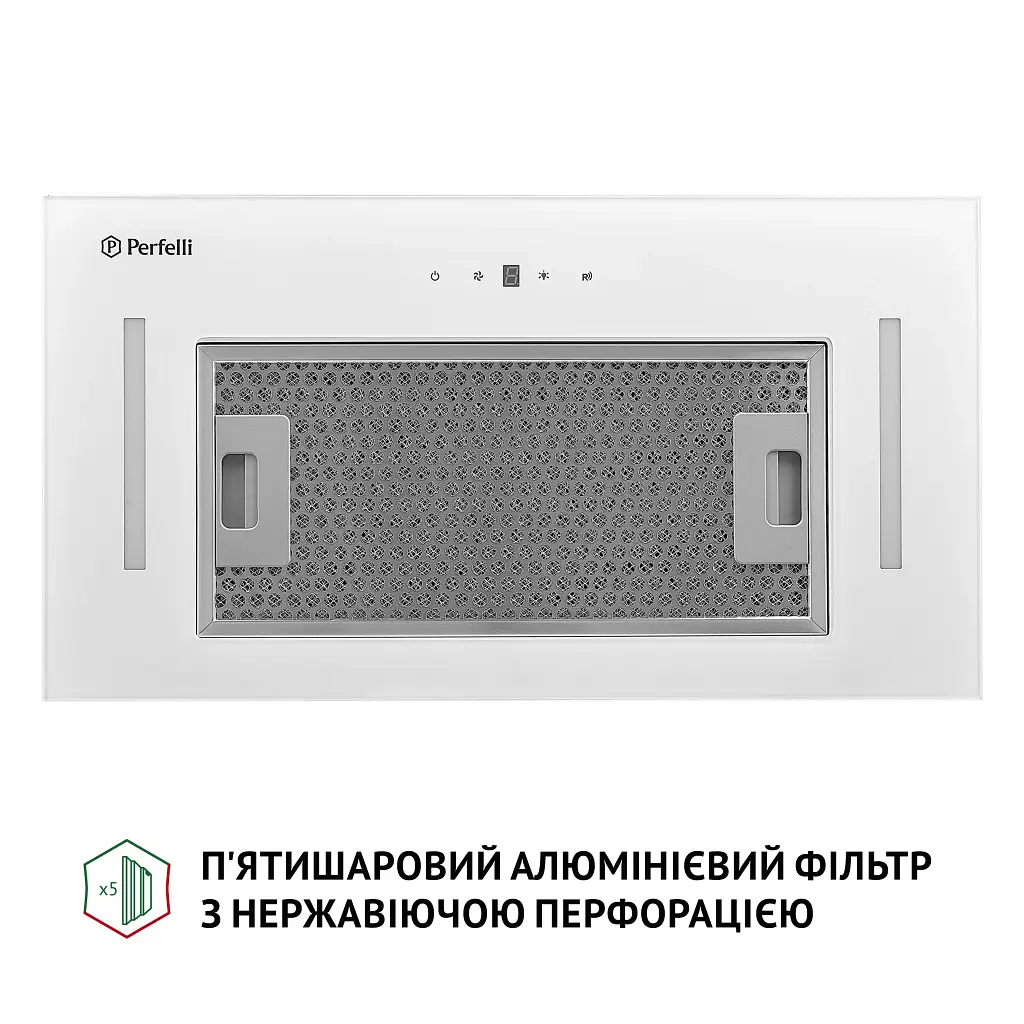 Витяжка повновбудована Perfelli BIS 5884 WH 1200 LED - фото 4