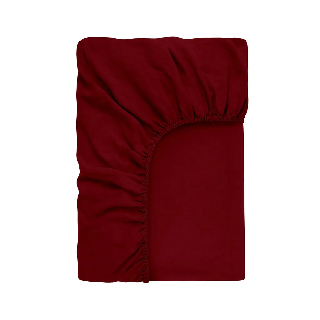 Комплект постільної білизни Cosas Ruby Євро варена бавовна бордо (79WashedCotton_Bordo_El-Bordo_200) - фото 5