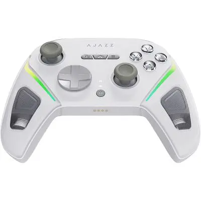 Геймпад Ajazz GP100 2.4G/BT/USB Switch/PC/iOS/Android RGB White (GP100-W) - фото 2