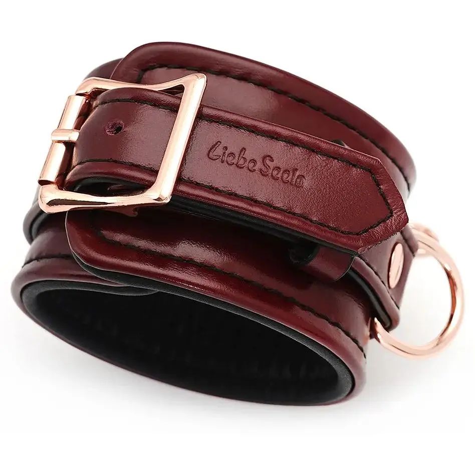 Поножі Liebe Seele Wine Red Anklecuffs - фото 3