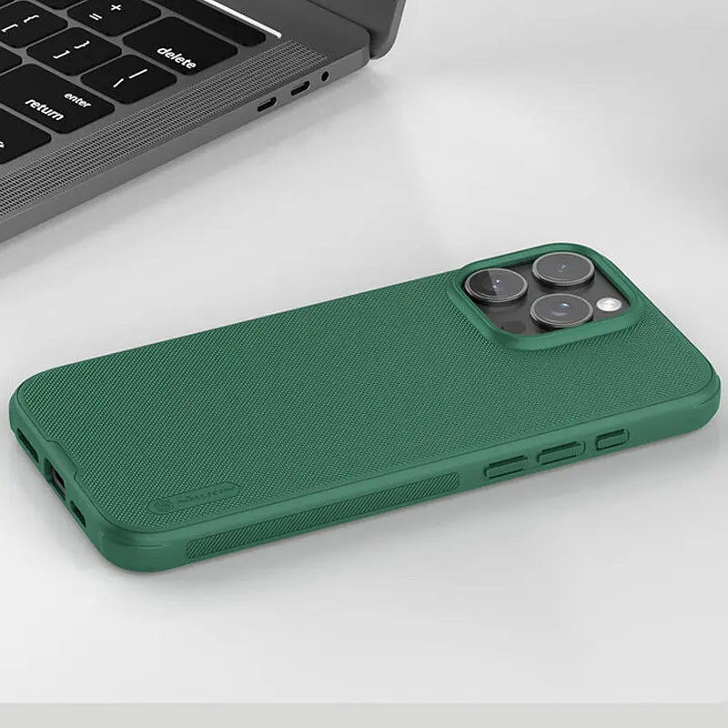 Чохол Nillkin Matte Pro для Apple iPhone 16 Pro Max (6.9) Зелений / Deep Green - фото 7