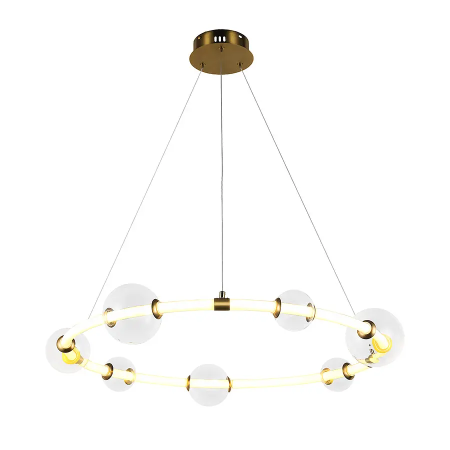 Люстра LED Levistella 7812021 (750) AB, 20W, 3000K, бронзовий, акрил, стельова - фото 3