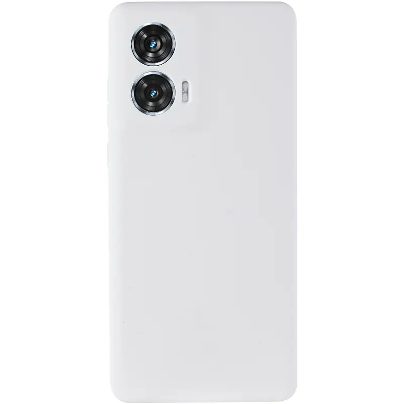 Чохол Silicone Cover Ummi Lakshmi Full Camera (AA) для Motorola Edge 50 Білий / White - фото 2