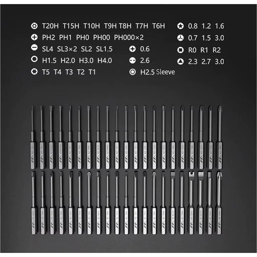 Отвертка с комплектом бит JimiHome Screwdriver Set JM-GNT60 [123359] - фото 5