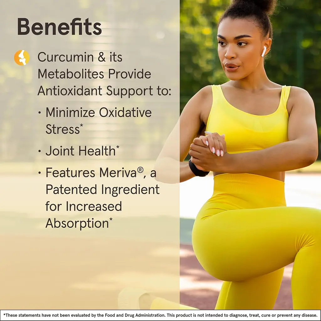 Фітосоми куркуміну Jarrow Formulas Curcumin Phytosome Meriva 500 мг 60 капсул  - фото 5