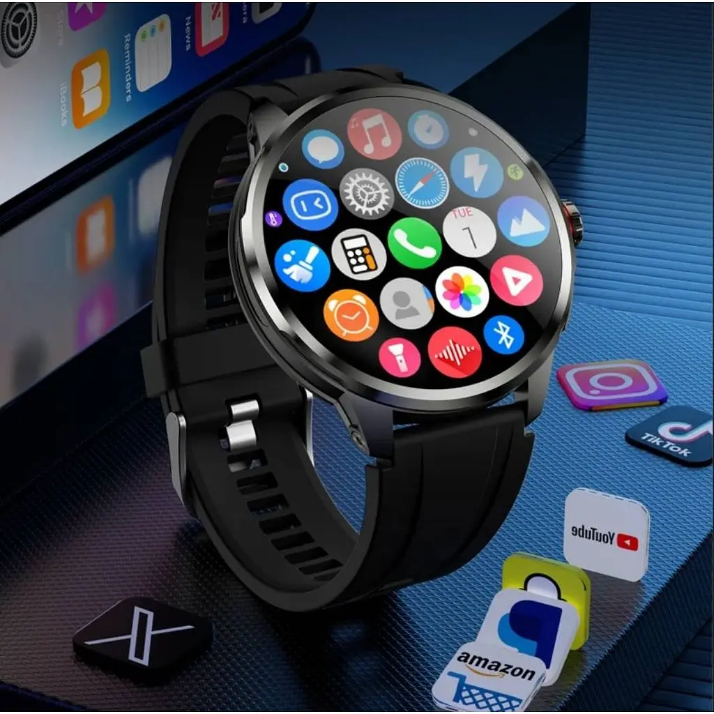 Смарт-годинник Wonlex MT109 4g LTE 32Gb Black (AWMT00109B) - фото 6