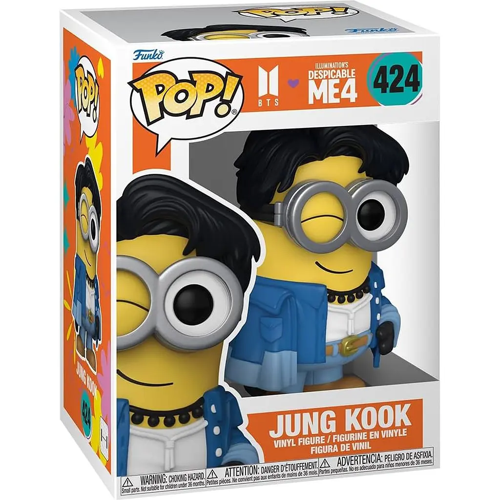 Ігрова фігурка Funko Pop! Illuminations despicable me 4 BTS Jung Kook (85966) - фото 2