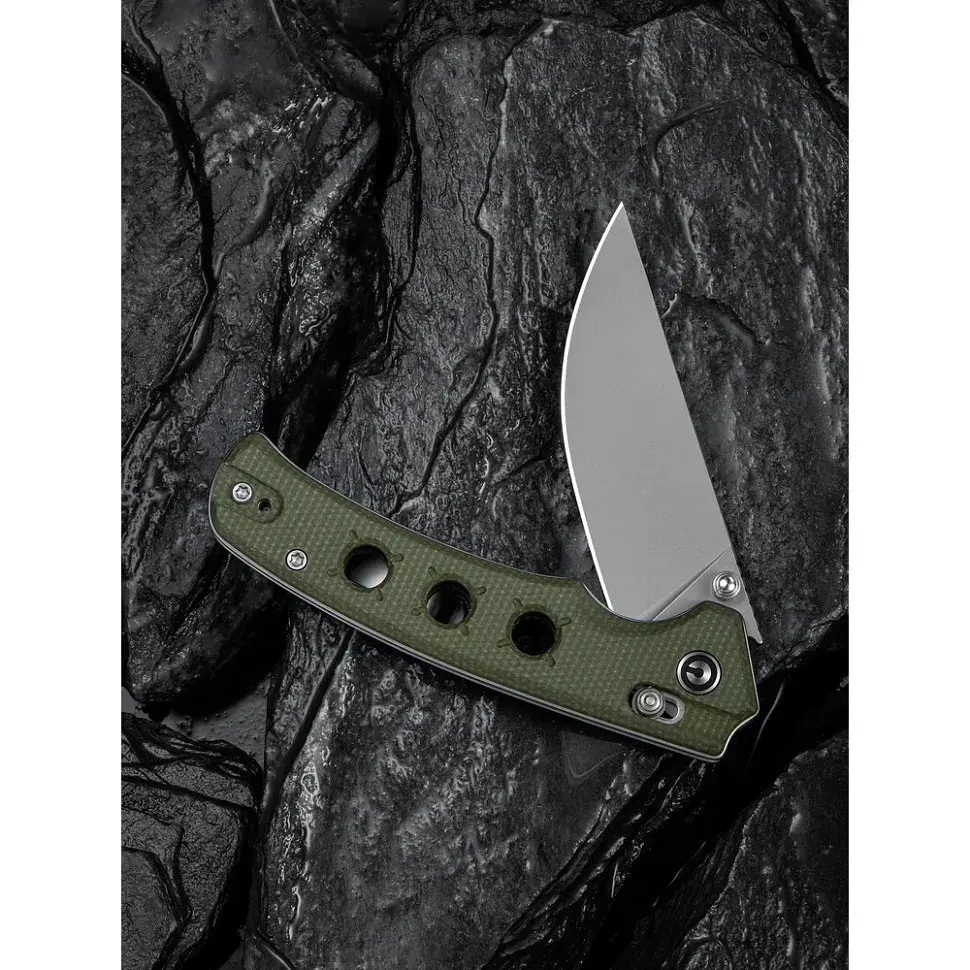 Ніж Civivi Noctis, Green Micarta, Stonewash (C24020C-3) - фото 12