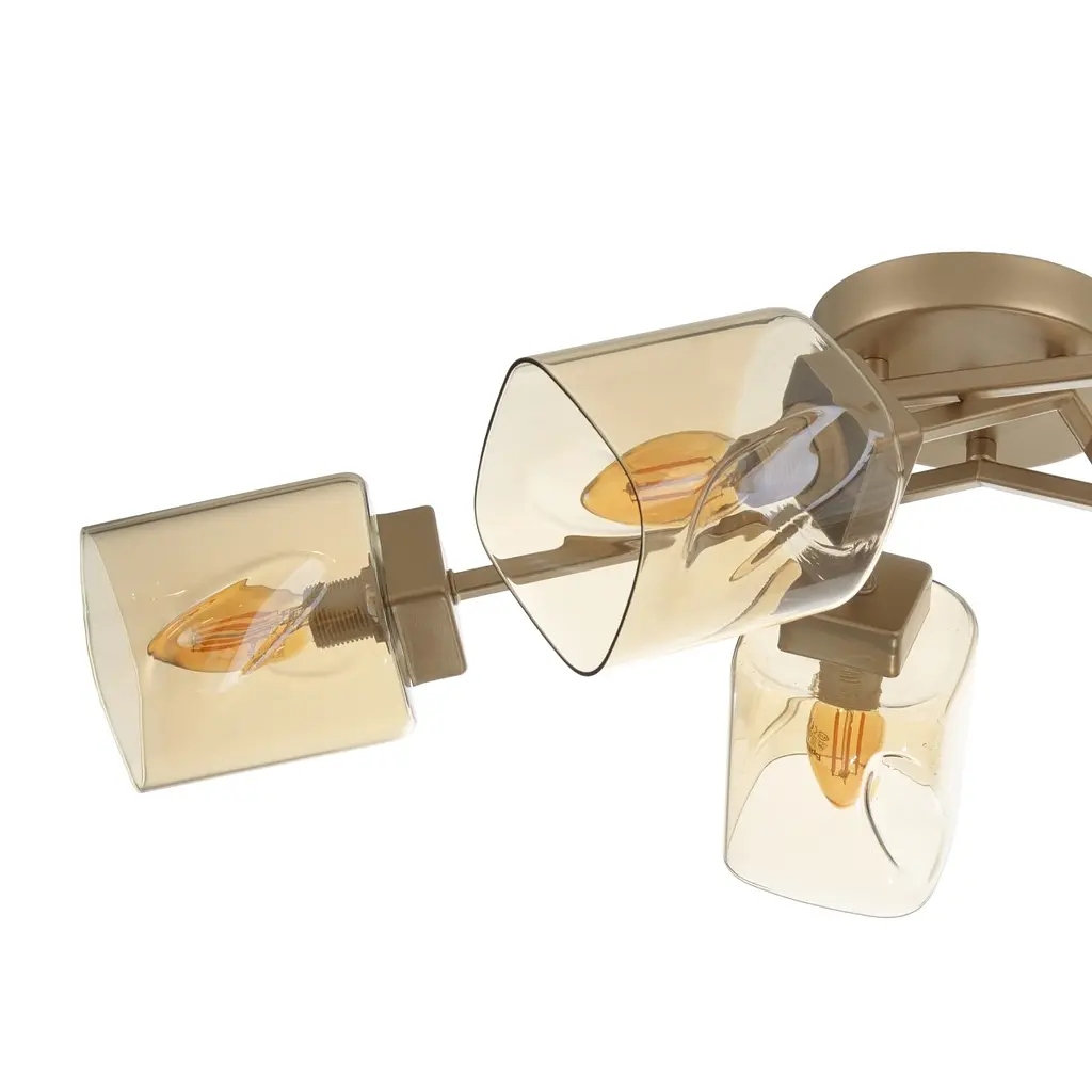 Люстра потолочная Brille в спальню E14 40W G (LK-669C/6) - фото 6