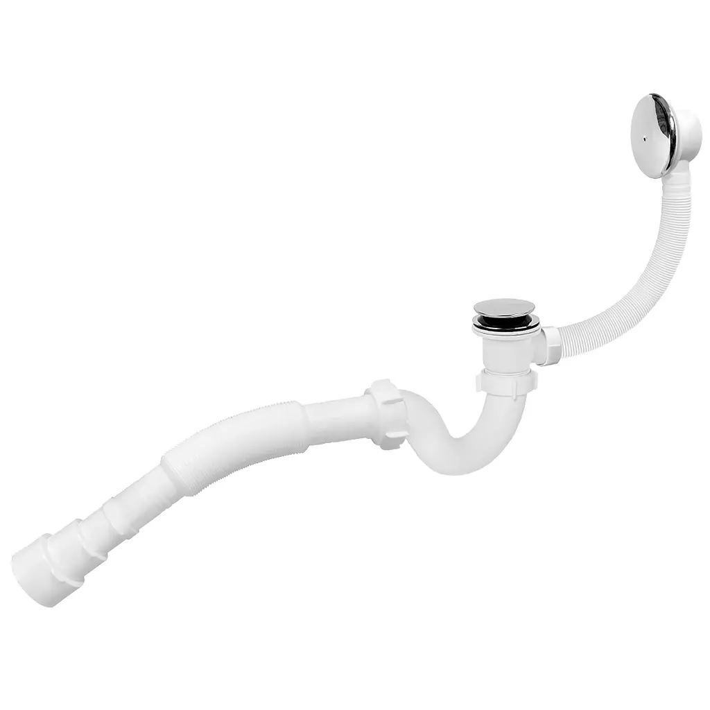 Сифон для ванни Waterstal Click-Clack з гнучкою трубою 32/40/50 (А-14089) - фото 2