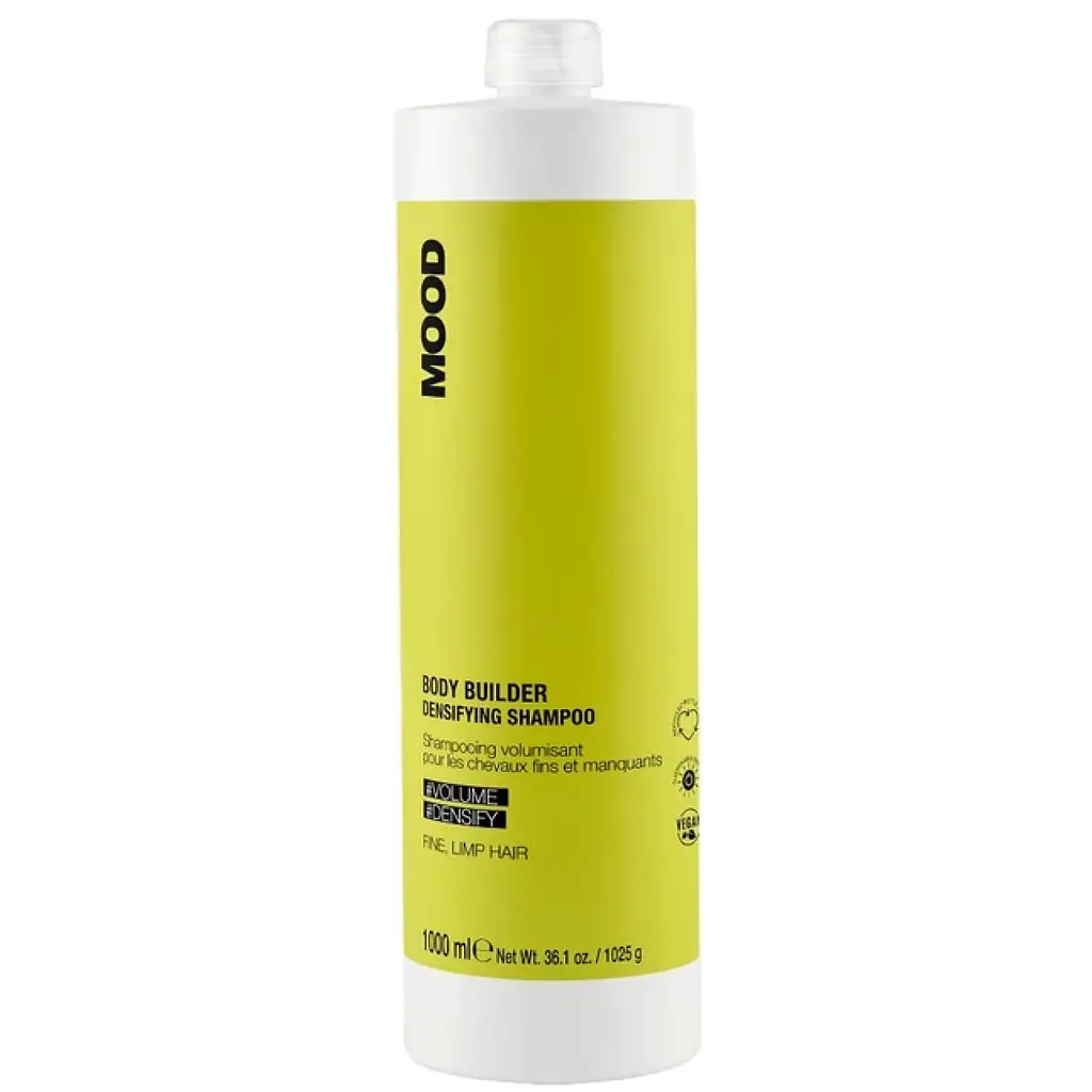 Шампунь Mood Body Builder Densifying Shampoo для надання густоти та об’єму волосся 1 л - фото 1