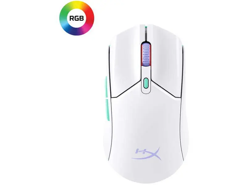 Миша HyperX Pulsefire Haste 2 Core Wireless White (8R2E7AA) - фото 2