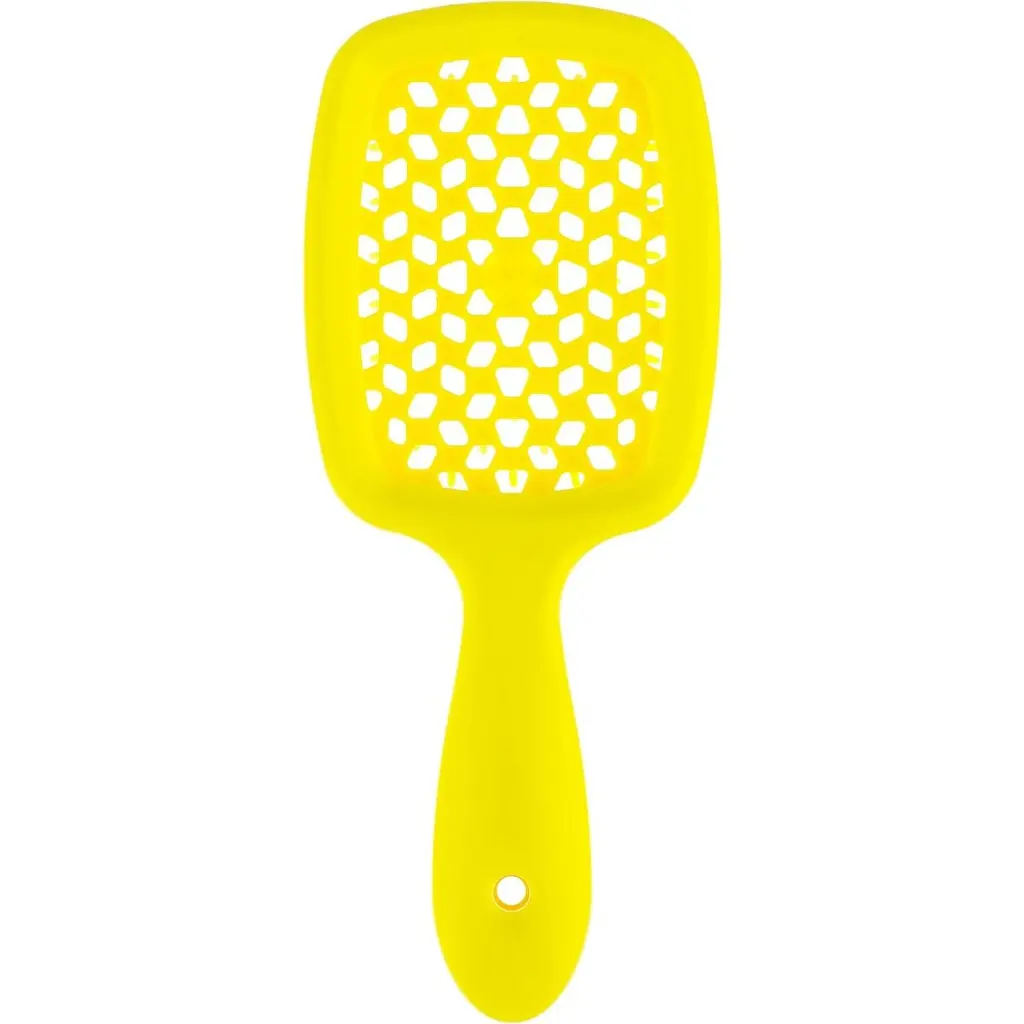 Щітка-гребінець Janeke Superbrush 1830 Yellow Neon [176907] - фото 2