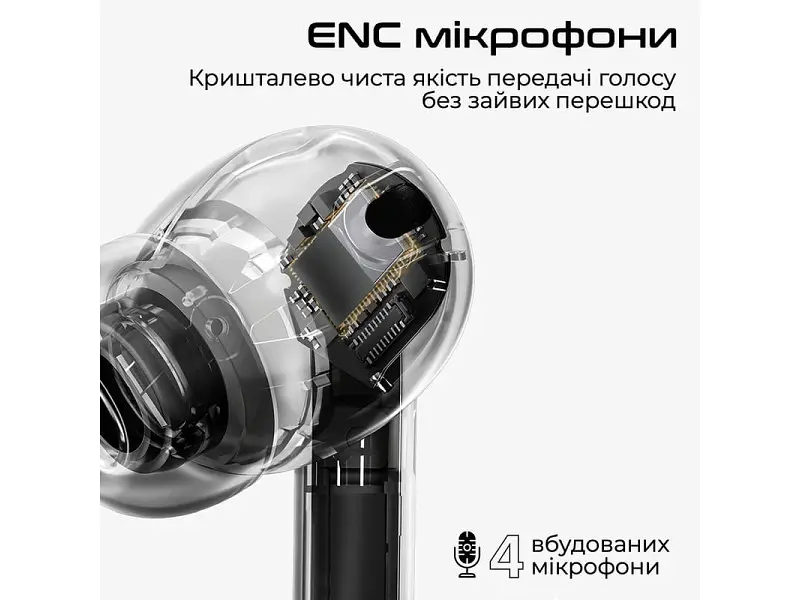 Навушники TWS HiFuture SonicAir Black (sonicair.black) - фото 4