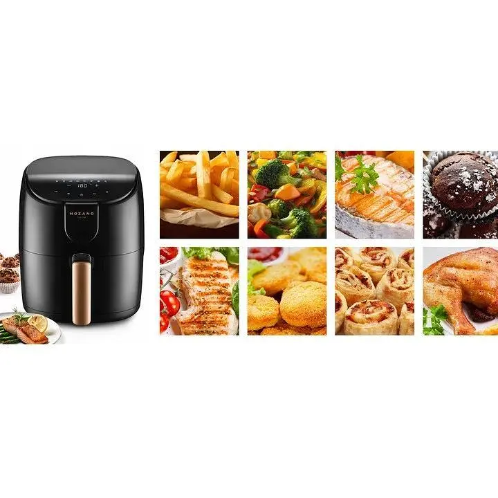 Аерофритюрниця Mozano AGD/FRY/01#ZLO 1500 Вт 4 л 8 авто програм - фото 9