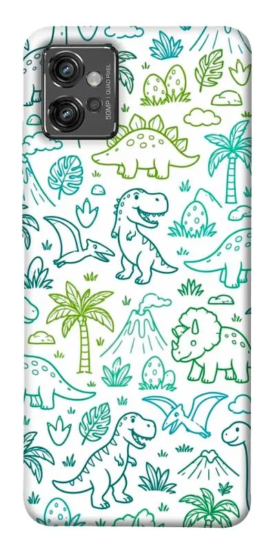 TPU чохол Demsky Dino pattern для Motorola Moto G32