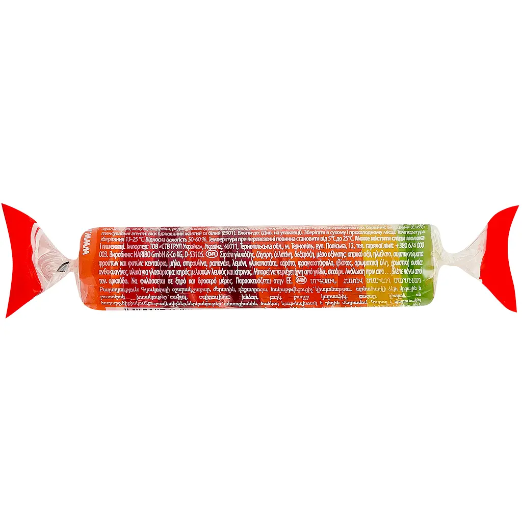 Желейні цукерки Haribo Roulette фруктове асорті, 25 г - фото 3
