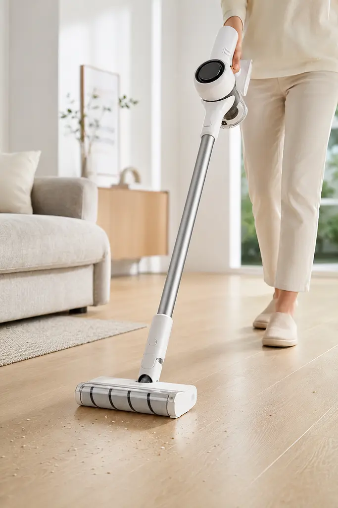 Пилосос безпровідний вертикальний Vacuum Cleaner / Вакуумний акумуляторний пилосос 300 Вт - фото 2