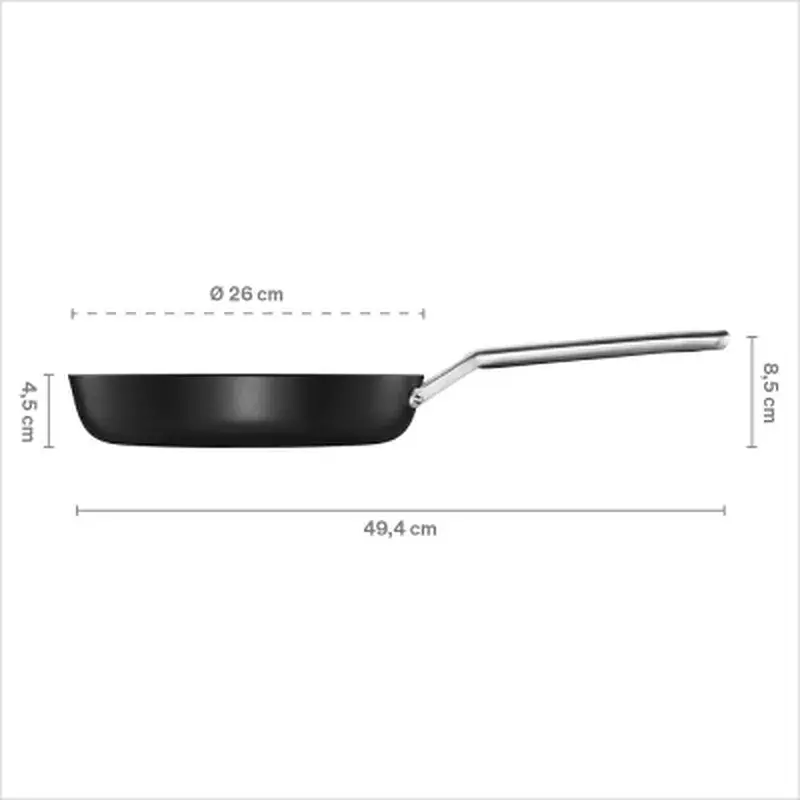 Сковорода Fiskars Taiten Optiheat 26 см (1066947) - фото 6