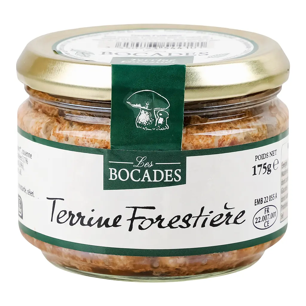 Террін Les Bocades зі свинини з грибами 175 г - фото 2