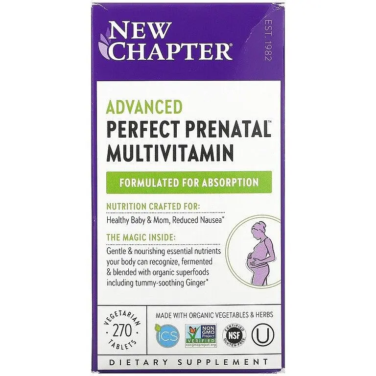 Вітаміни для вагітних New Chapter Prenatal Multivitamin 270 таблеток - фото 2
