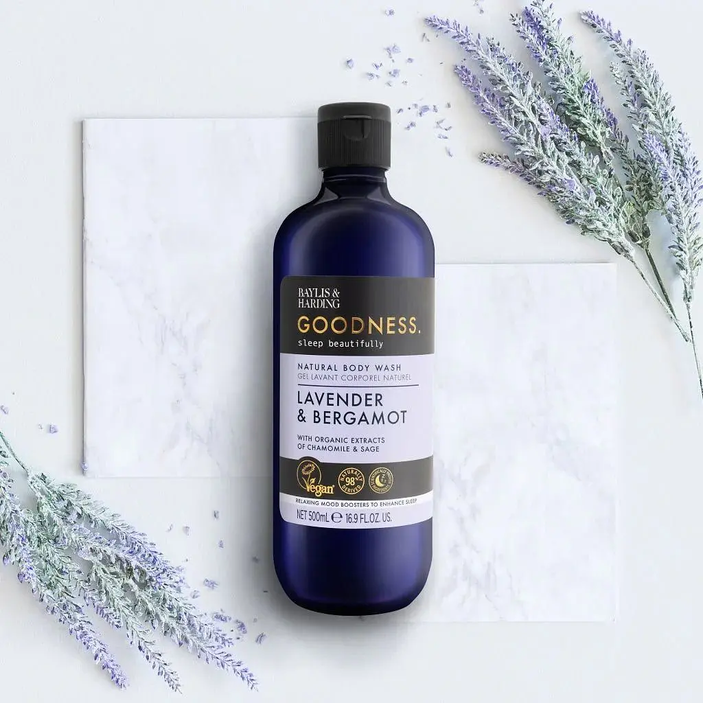 Гель для душа Baylis & Harding Goodness Sleep Lavender and Bergamot 500 мл - фото 4