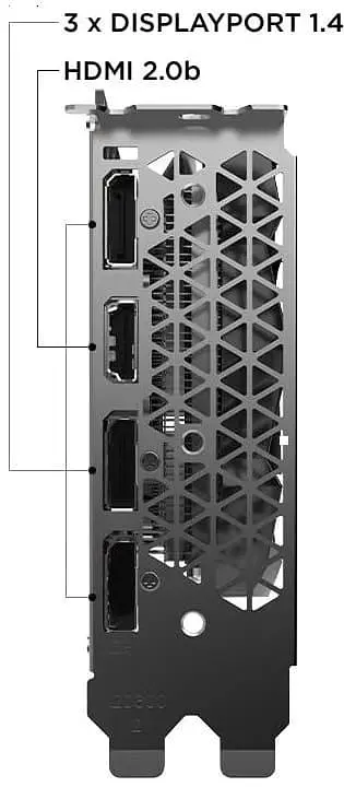 Відеокарта Zotac GTX 1660Ti 6Gb Gaming (ZT-T16610F-10L) (GDDR6, 192 bit, PCI-E 3.0 x16) Б/в - фото 4