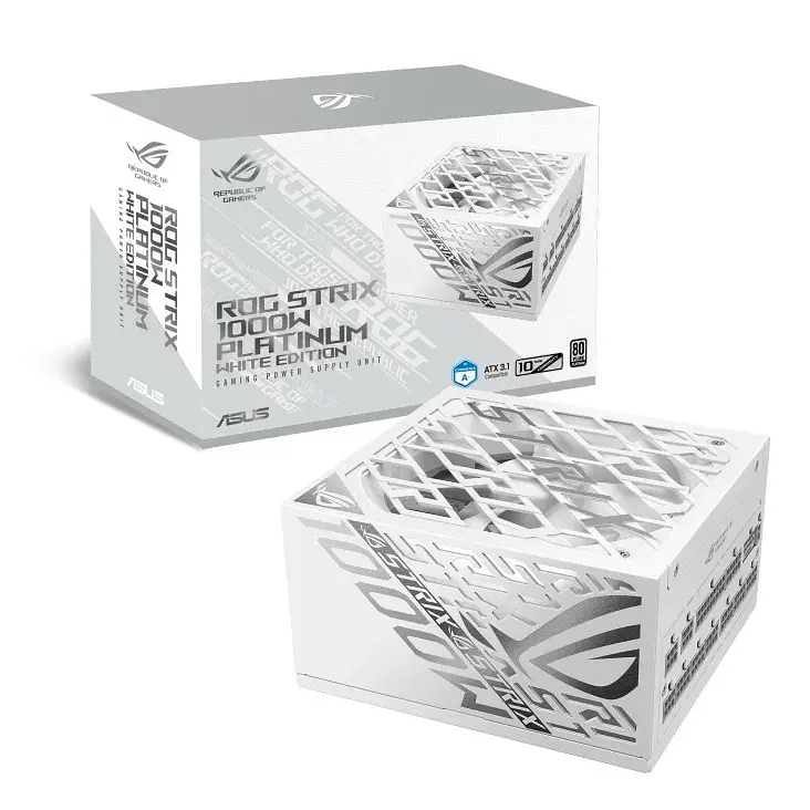 Блок живлення ASUS 1000W ROG Strix Platinum White Edition (90YE00W4-B0NA00) - фото 8