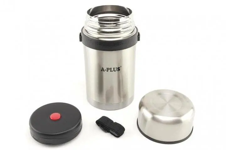 Термос харчовий із неіржавкої сталі A-PLUS 1664 1000 ml з чохлом - фото 2