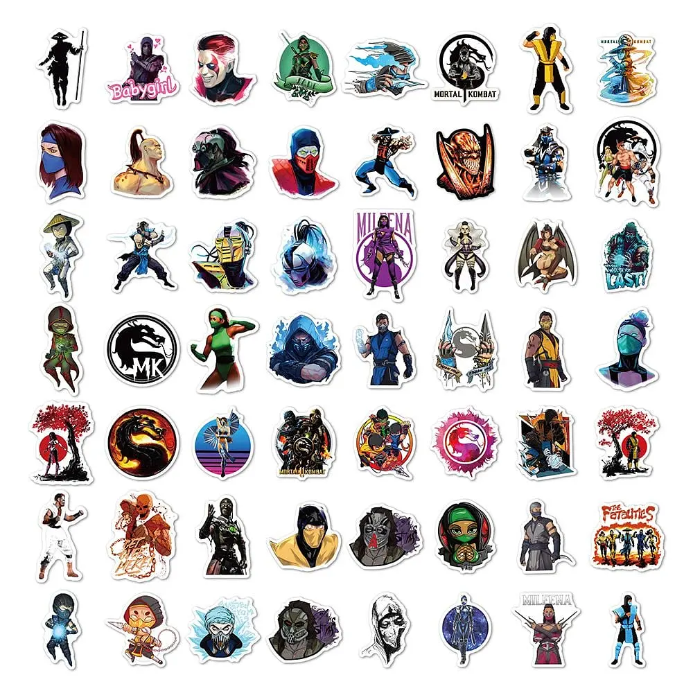 Стікерпак GeekLand Mortal Combat 60 штук - фото 3
