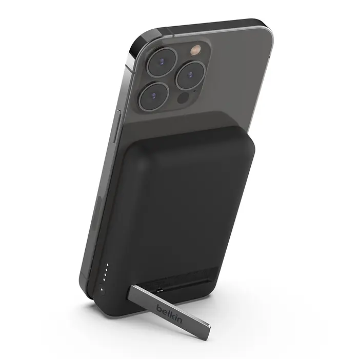 Belkin Акумулятор портативний літій-іонний Power Bank 5000mAh MagSafe Wireless Black - фото 3