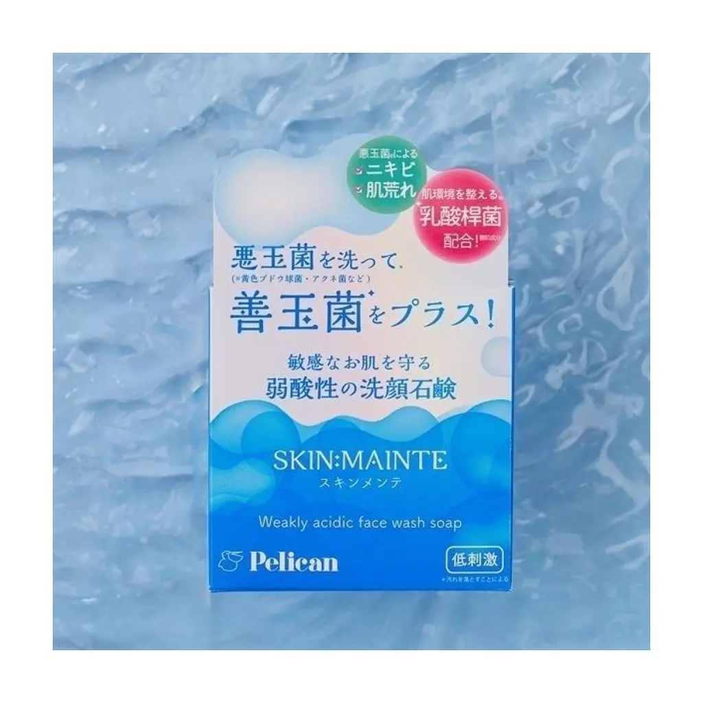 Тверде мило Pelican SKIN:MAINTE Face Wash Soap pH-балансоване для вмивання обличчя 80 г (4976631481777) - фото 3