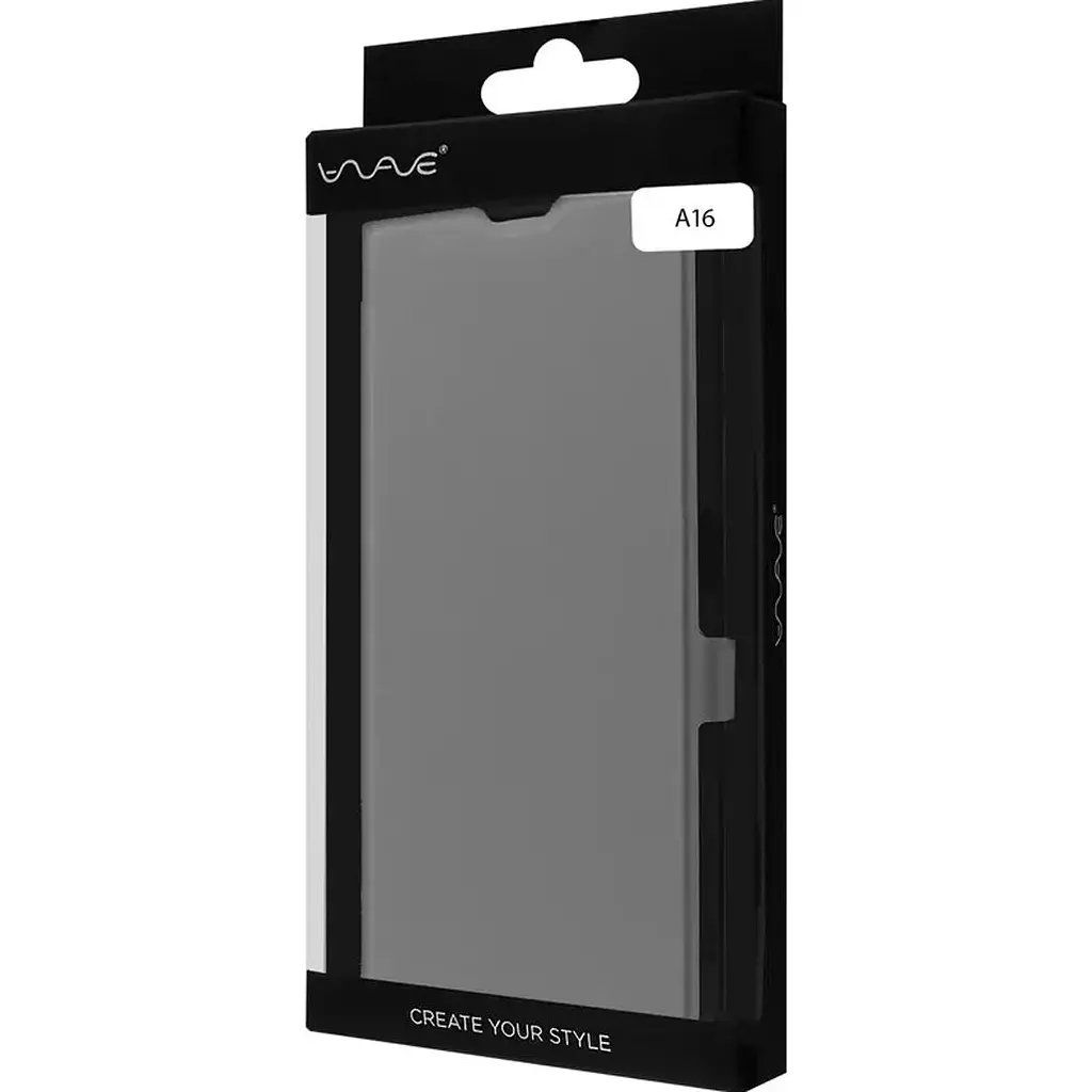 Чехол-книжка Wave Flap Case для Samsung Galaxy A16 Gray [135935] - фото 4