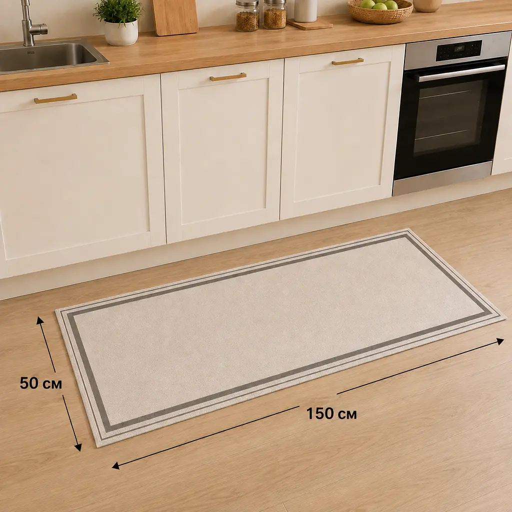 Кухонний килимок Solve антиковзкий 50 x 150 см (KT9000255) - фото 3