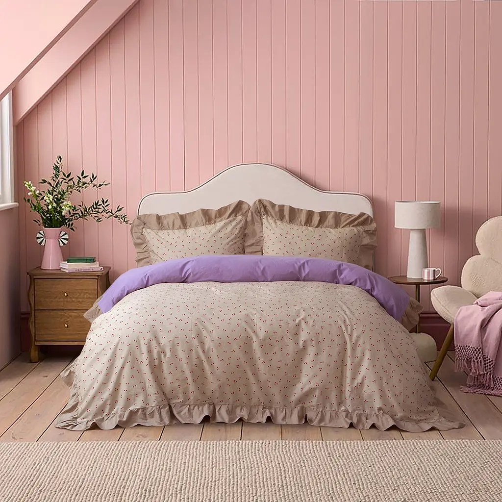 Постельное белье сатин Lotus Home - Veronika полуторный - фото 2