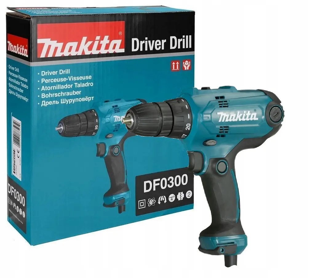 Шурупокрут мережевий Makita DF0300 (56 Нм, 0.8-10 мм, 320 Вт) - фото 8